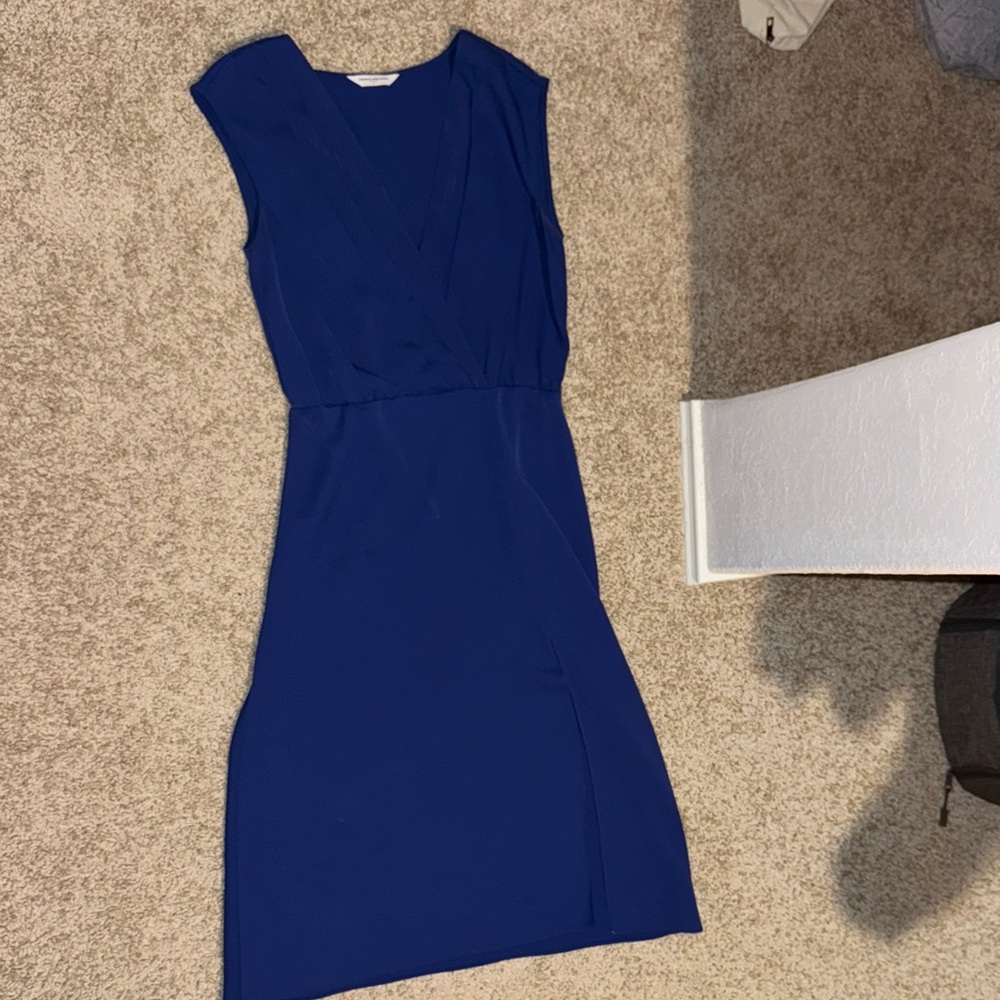 Amanda Uprichard Deep Blue Midi Dress